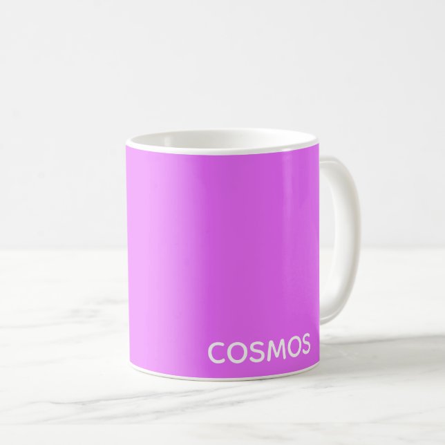 Mug Nom de couleur pourpre cosmos (Devant droit)