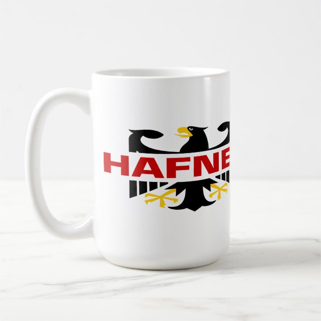 Mug Nom de famille de Hafner (Gauche)