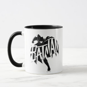 Mug Nom de la brosse à encre Batman