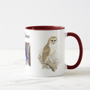 Mug Nom de la Personnaliser Photo Owl Classic Mug, 11 