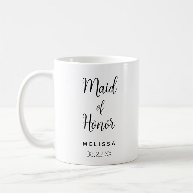 Mug Nom de la servante et date du Mariage (Gauche)