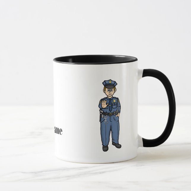 Mug Nom de l'agent de patrouille frontalière des États (Droite)