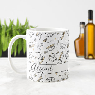 Mug Nom de l'illustration des chats ou nom de l'Amoure
