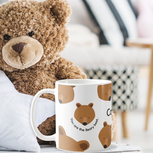 Mug Nom de l'ours motivationnel mignon Animal (Créateur téléchargé)