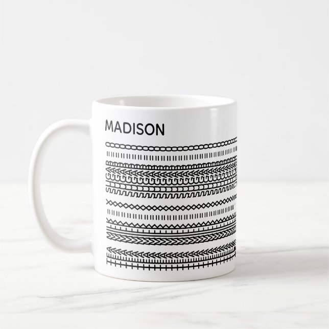 Mug Nom de message caché de préférence de thé 102B Mod (Gauche)