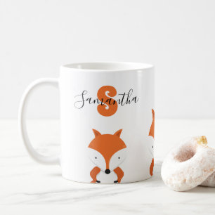 Mug Nom de monogramme Fox