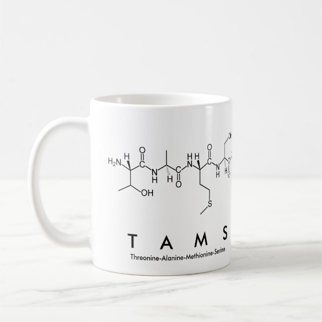 Mug nom de peptide Tams (Gauche)