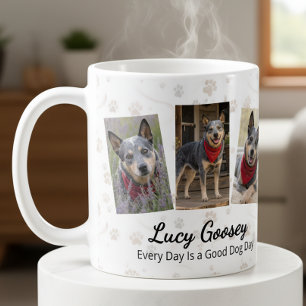 Mug Nom de photo de chien Citation mignonne
