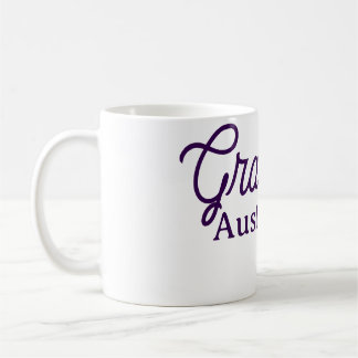 Mug nom de remise des diplômes violet simple minimal s