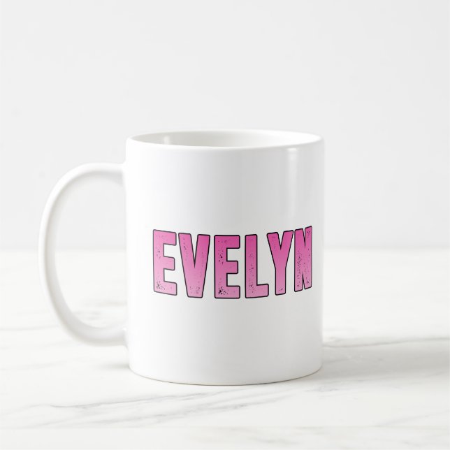 Mug Nom d'Evelyn (Gauche)