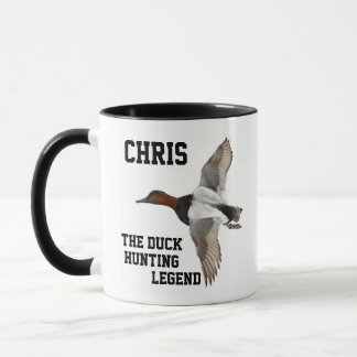 Mug Nom drôle Duck Hunter Légende Canvasback Sports