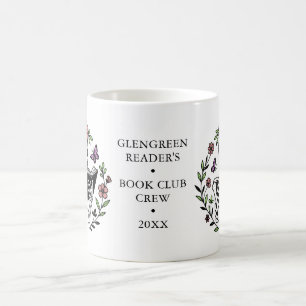 Mug Nom du club de lecture Cadeau de lecture squeletti