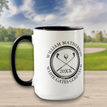 Nom du golfeur et du club, Date Black and White Go