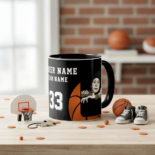 Mug Nom du joueur de basket-ball Numéro Équipe 2 Photo