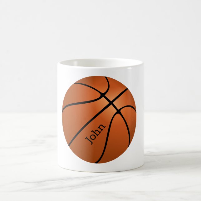 Mug Nom du joueur de basket-ball personnalisé (Centre)