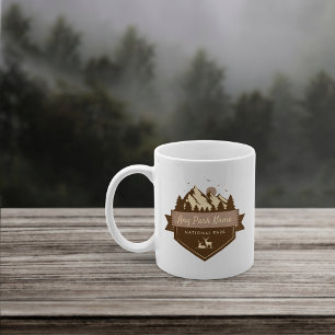 Mug Nom du parc national ou national personnalisé