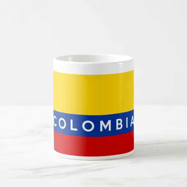 Mug nom du pays du pavillon de la colombie (Centre)