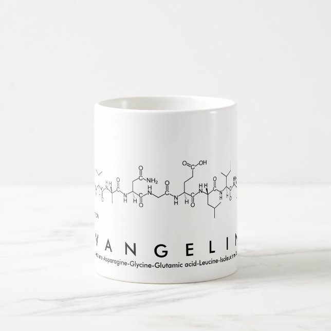 Mug nom du peptide Evangeline (Centre)