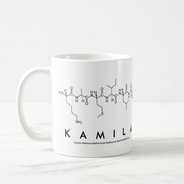 Mug nom du peptide Kamila (Gauche)