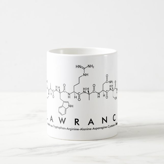 Mug nom du peptide Lawrance (Centre)