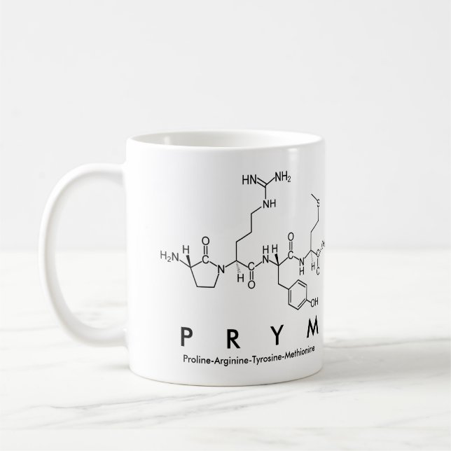 Mug nom du peptide Prym (Gauche)