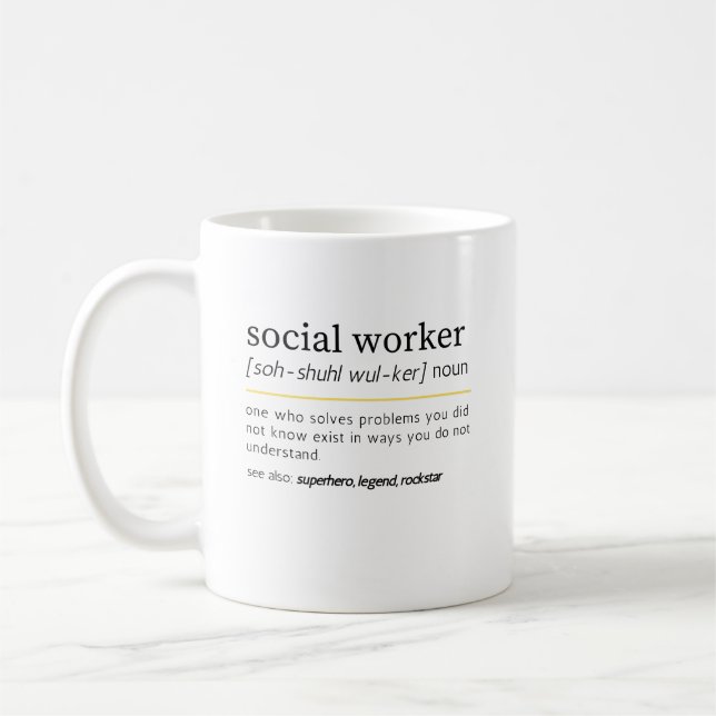 Mug Nom du travailleur social (Gauche)