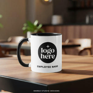 Mug Nom Enseigne Personnalisée Employé Logo