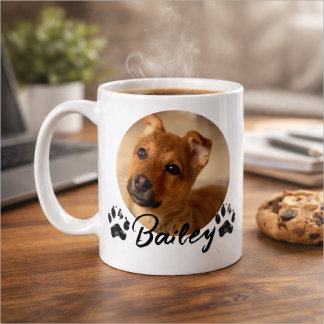 Mug Nom et photo de compagnie de typographie moderne s