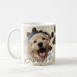 Mug Nom et photo de typographie moderne simple et cool