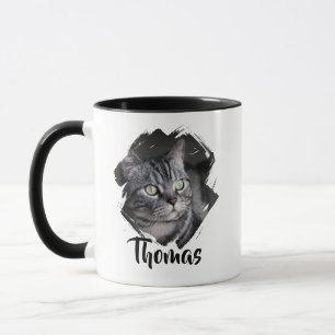 Mug Nom et photo personnalisés d'animal de compagnie m