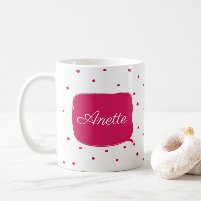 Mug nom fait sur commande (Avec donut)