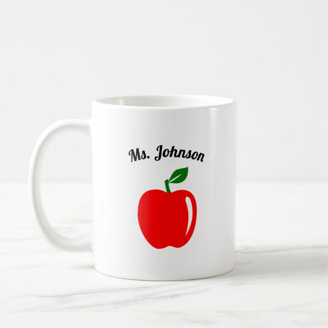 Mug Nom fait sur commande de professeur (Gauche)