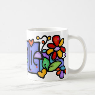 Mug Nom fait sur commande peint à la main de NATALIE