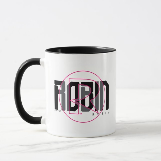 Mug Nom graphique Robin Hi-Tech (Gauche)