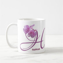 Nom Hannah personnalisable jolie ceinture florale 