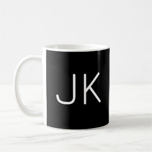 Mug Nom initial minimaliste personnalisable