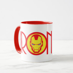 Mug Nom Iron Man Art Déco