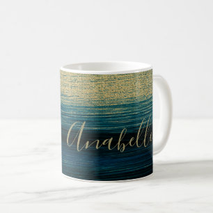 Mug Nom manuscrit personnalisé parties scintillant d'o