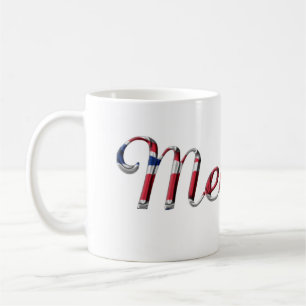 Mug Nom Meghan Union Jack Typographie Élégante