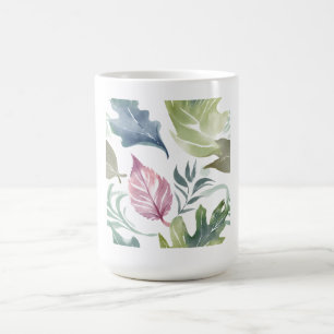 Mug Nom minimaliste moderne clair Floral