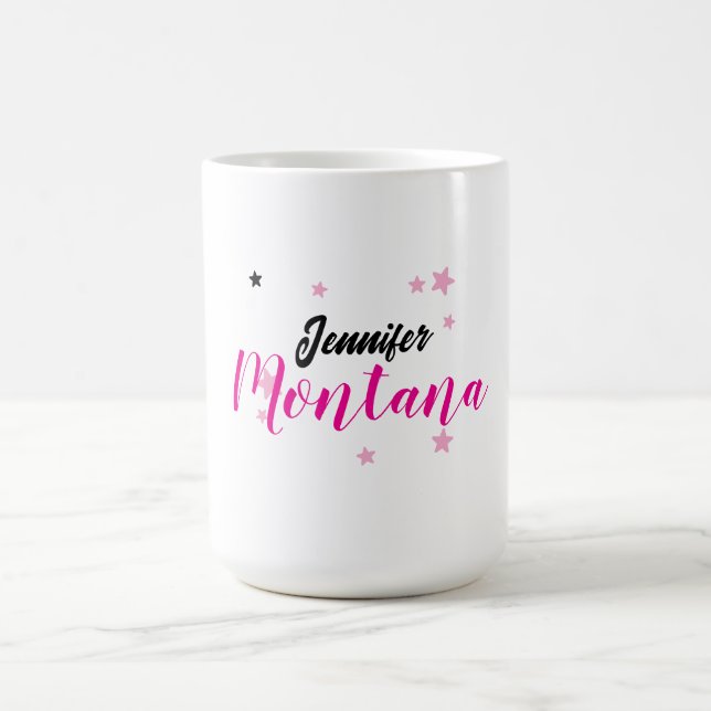 Mug Nom minimaliste moderne et élégant professionnel (Centre)