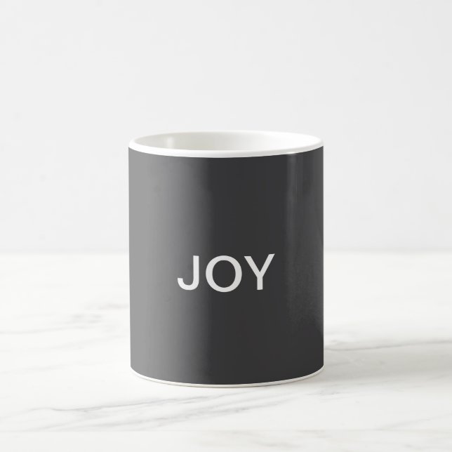 Mug Nom modifiable en gras moderne, entreprise ou marq (Centre)