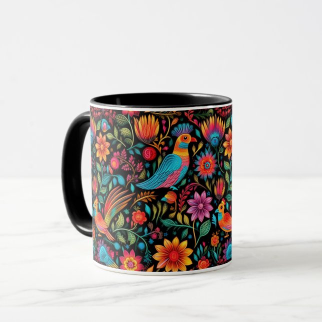 Mug Nom motif mexicain moderne (Devant gauche)