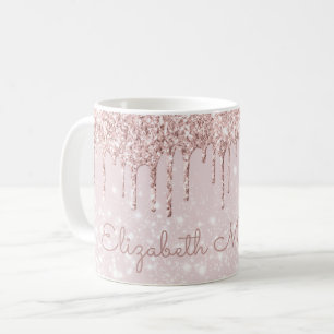 Mug Nom Parties scintillant Rose Rose Gold Drift Plut