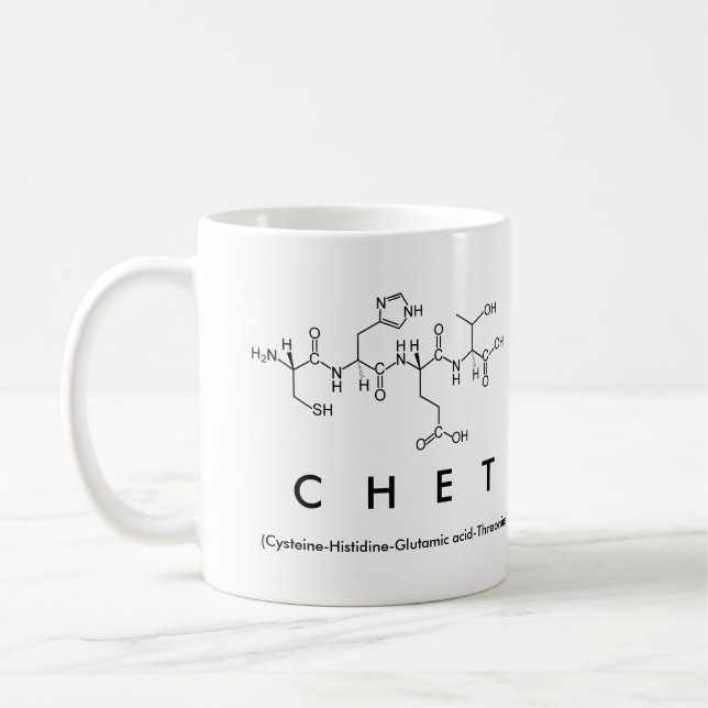 Mug nom peptide Chet (Gauche)