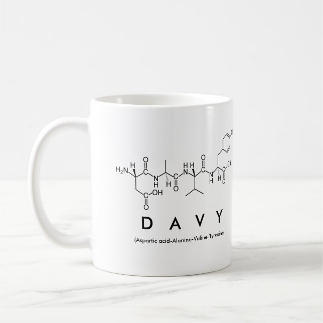 Mug nom peptide Davy (Gauche)