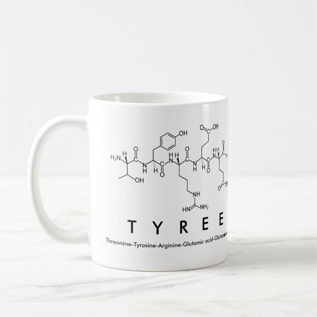 Mug nom peptide de Tyree (Gauche)