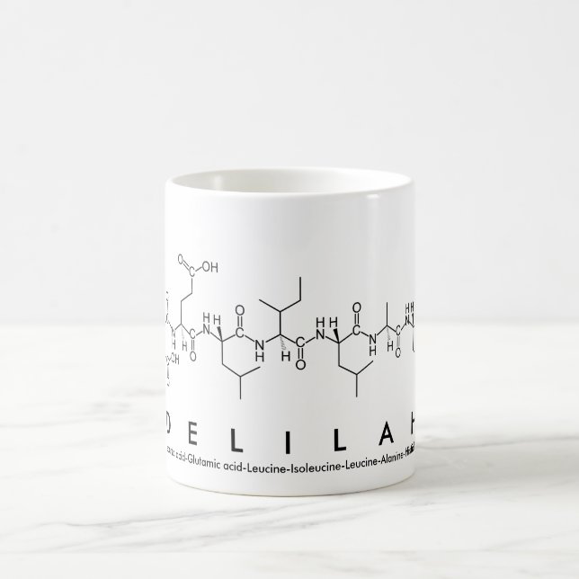 Mug nom peptide Delilah (Centre)
