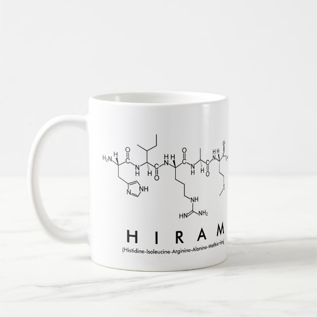 Mug nom peptide Hiram (Gauche)