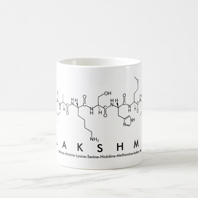 Mug nom peptide Lakshmi (Centre)